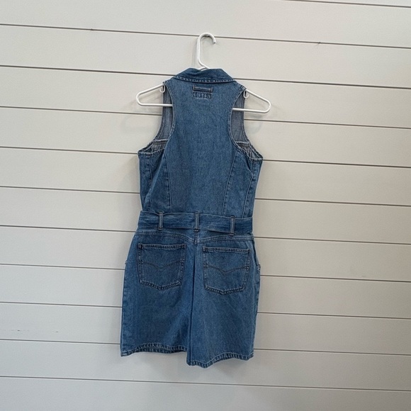 Jou Jou Blue Denim Vest - Picture 2 of 6